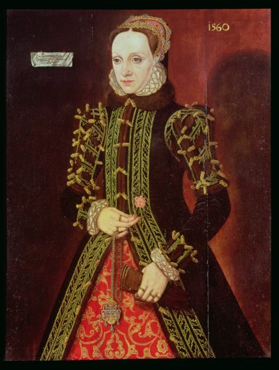 Elizabeth Fitzgerald, Gravin van Lincoln, 1560 door Steven van der Meulen